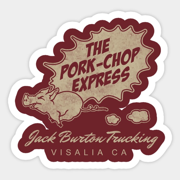 The Pork Chop Express Sticker by Bigfinz